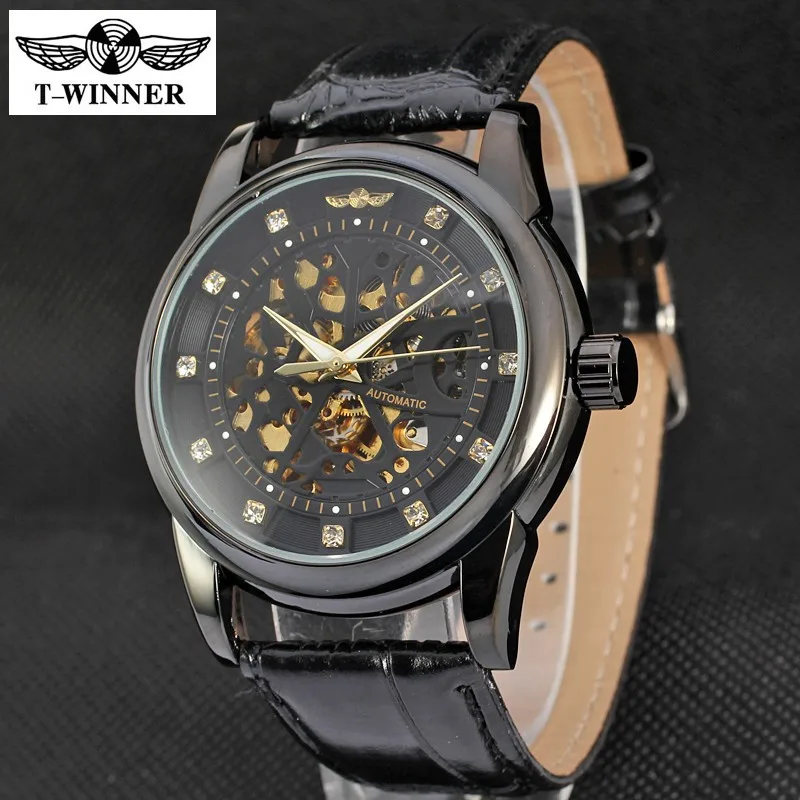 Winner Top 100 Branded Men Fashion Watch High Quality Mechanical