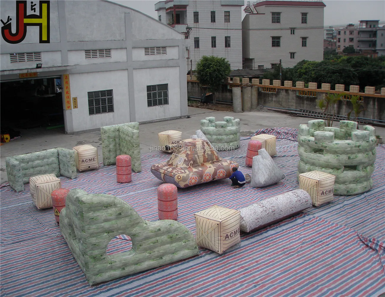 19 Piece/pieces Inflatable Paintball Bunker For Sale Buy Cheap