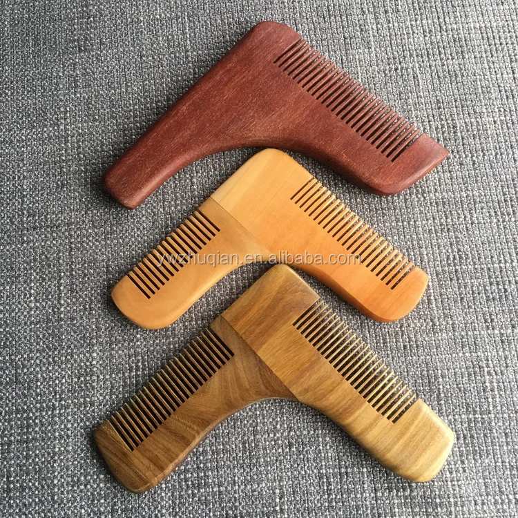 premium cherry wood baor bristle brown tips beard brush