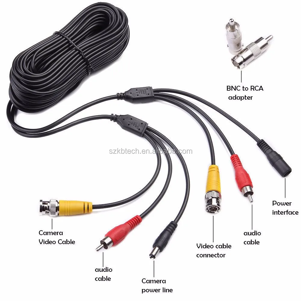 Audio Power Security Camera Cable Bnc Cctv Dvr Home Surveillance Cam Wire Buy Power Security Camera Cable Bnc Cctv Cam Wire Camera Cable Bnc Product On Alibaba Com