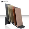 Factory custom made high quality stone display rack wood rack display shelf marble sample display rack