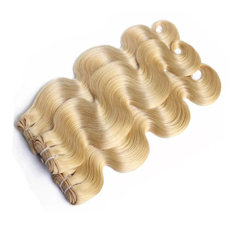 

Alibaba products russian virgin body wavy color 613 blonde hair extension remy hair