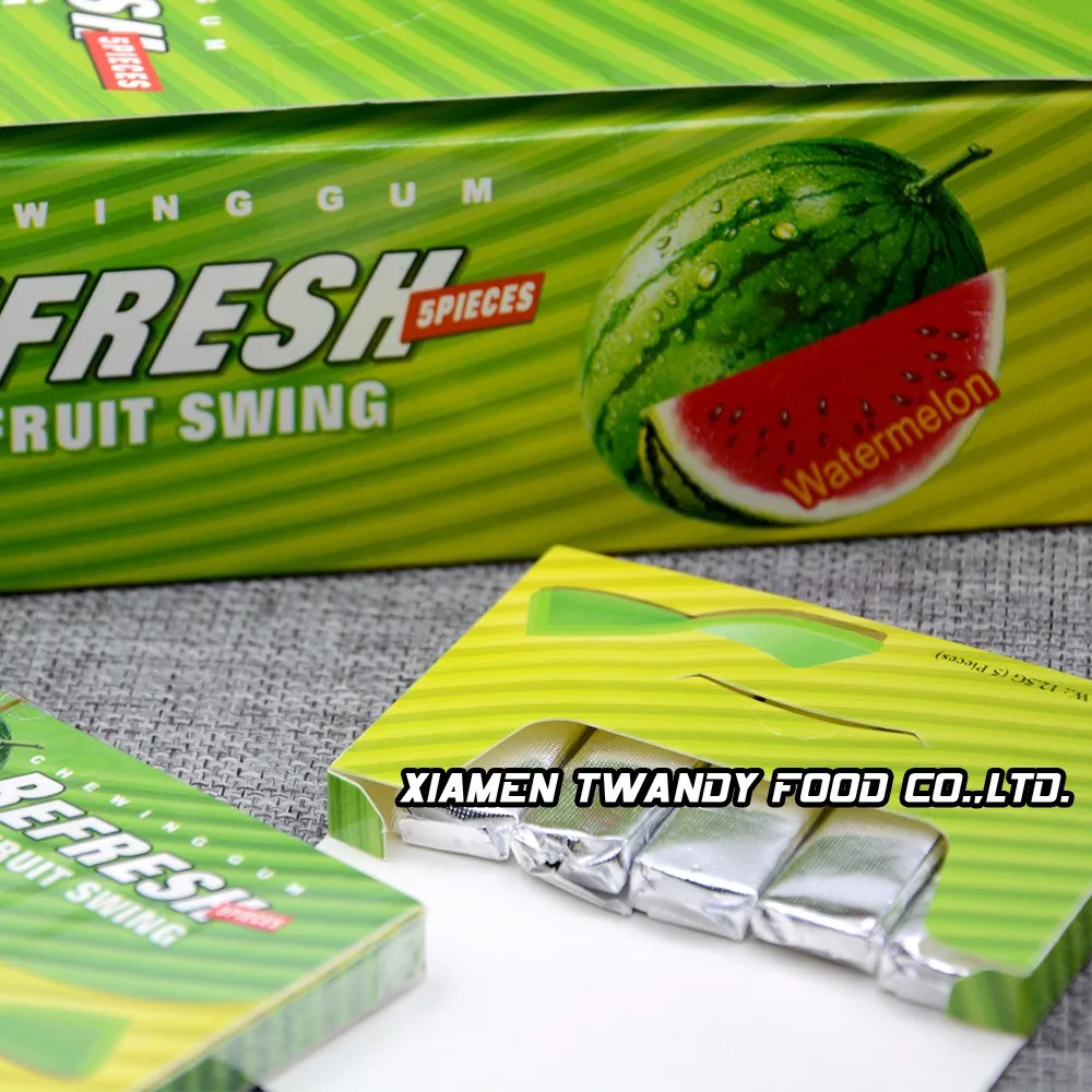 hotsell refresh brand watermelon flavour sweet bubble gum