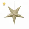 New Products Ideas 2019 60cm Gold Laser Glitter Paper Golden Stars India Hanging