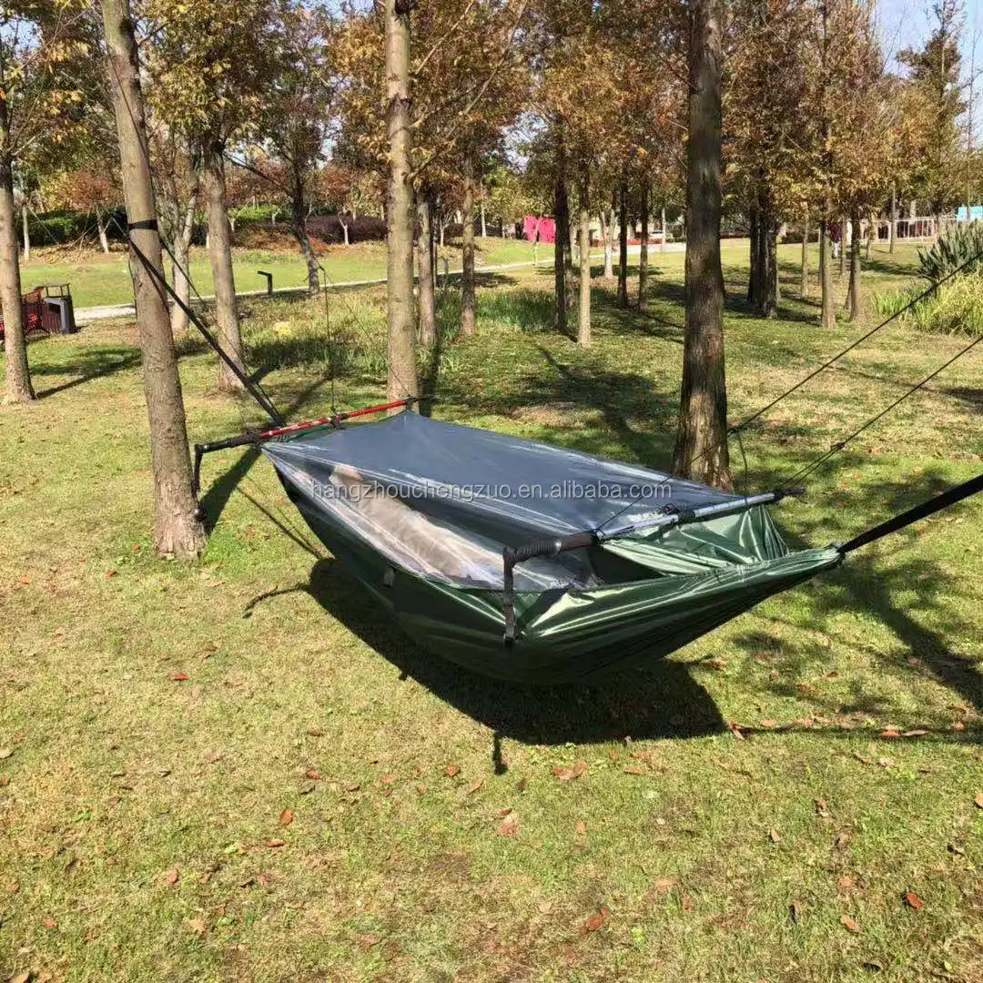 Waterproof Camping Hammock with Mosquito Net Lightweight Tarp Hammock for Backpacking hammock Tent,CZX-011 Tactical Tree tent