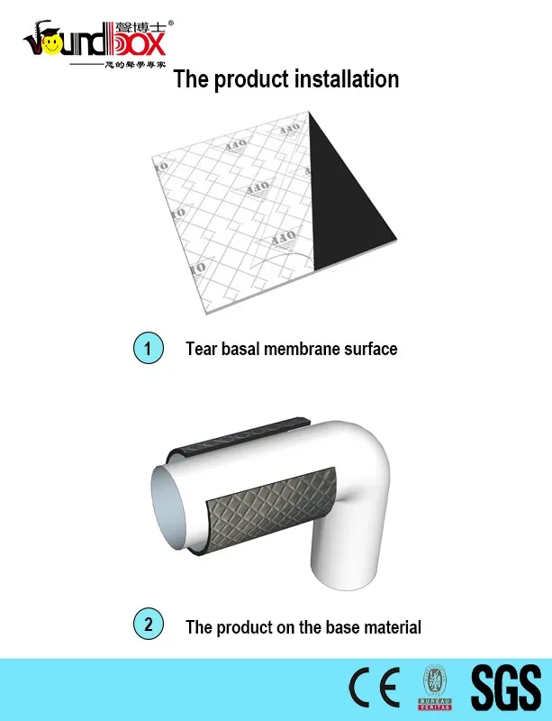 Vibration Damping And Acoustic Sound Reflective Insulation Felt