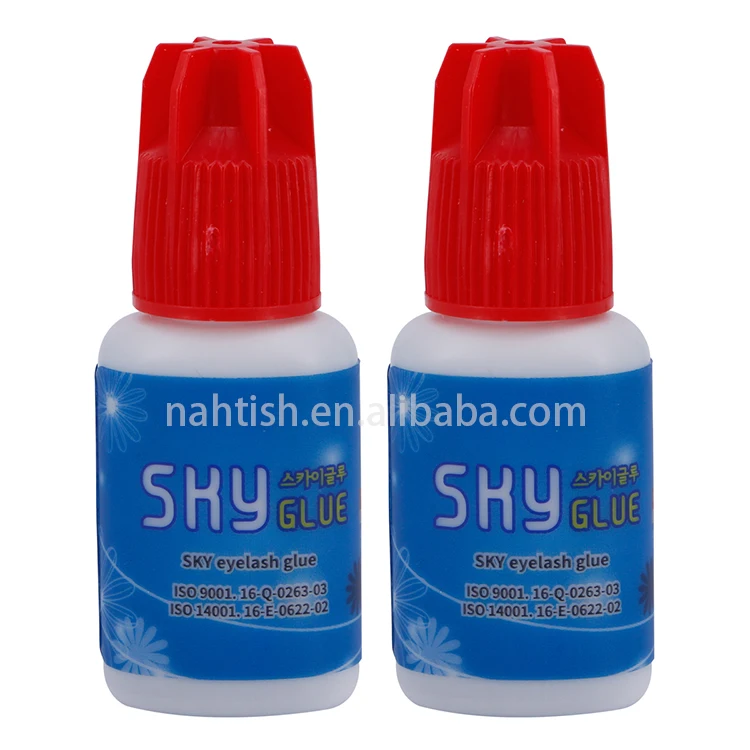 

Professional Sky Glue for Eyelash Extension Fast Drying Black Adhesive Latex Free Eyelash Glue