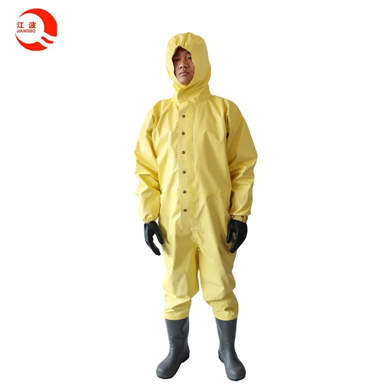 Solas En943 Non Gas Tightness Rubber Chemical Suit With Good Price