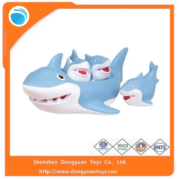 rubber shark bath toy