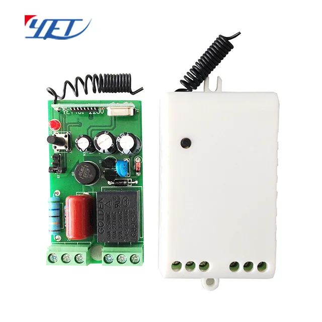 AC220V Universal 433Mhz Wireless Module Receiver 1 Channel Controller YET401-220V