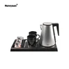 Hotel guest room tea pot and kettle set/buffet server warming tray