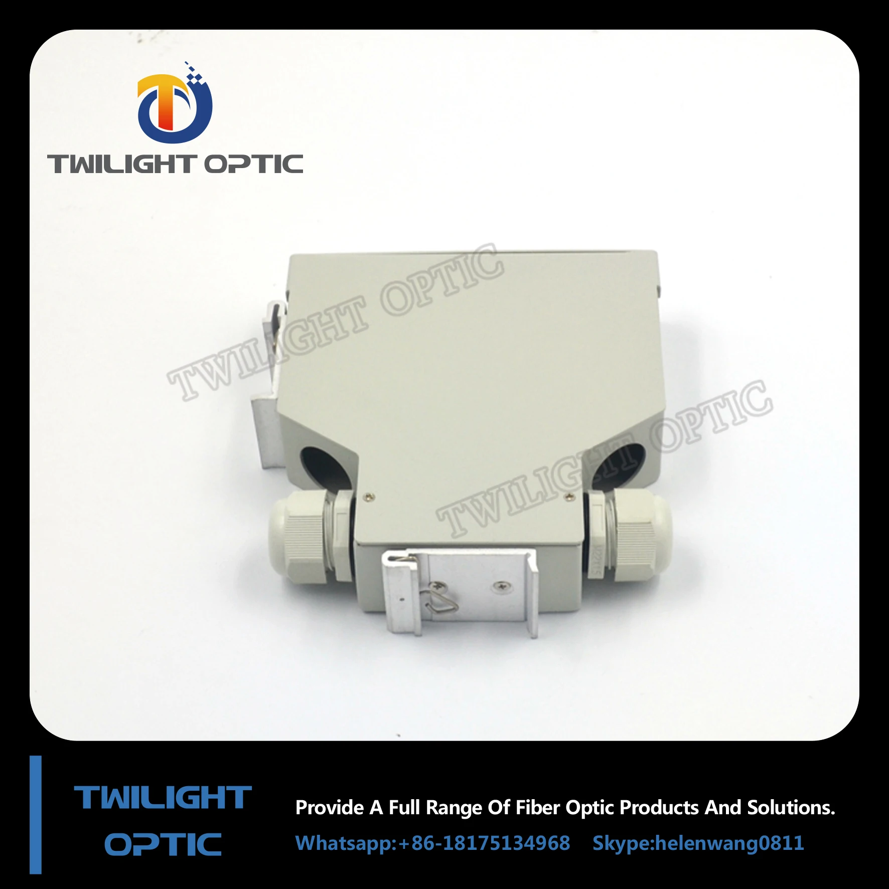 FTTH FTTX Mounted Din Rail Splice Box