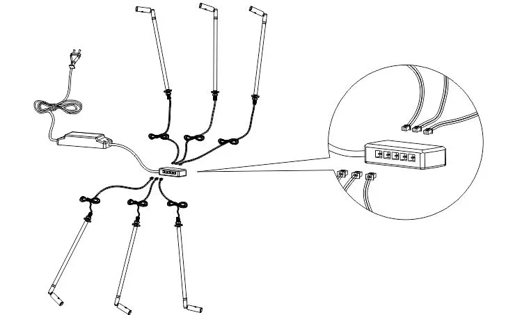 3w cabinet lighting showcase led lights