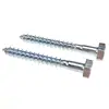Galvanized Steel Hex Head Wood Screws for Wooden Block DIN571