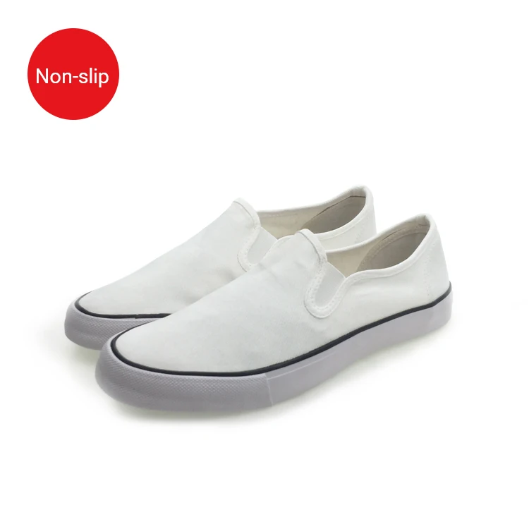 

Non Slip Latest Fashion Design White Shoes Men Casual Canvas Shoes and Sneakers