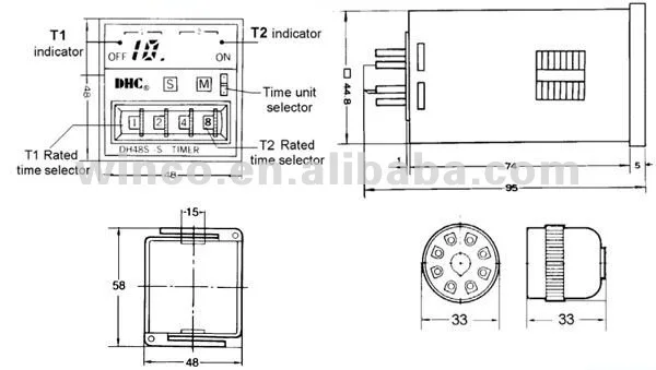 Dh48s 2z схема подключения