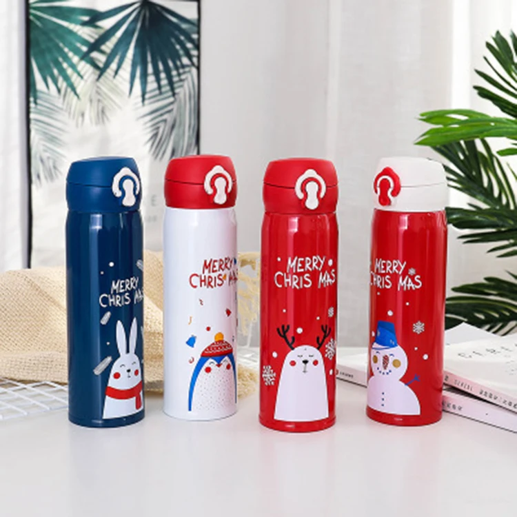 

MIKENDA New Arrivings merry christmas Double Wall Insulated Stainless Steel Water Bottles