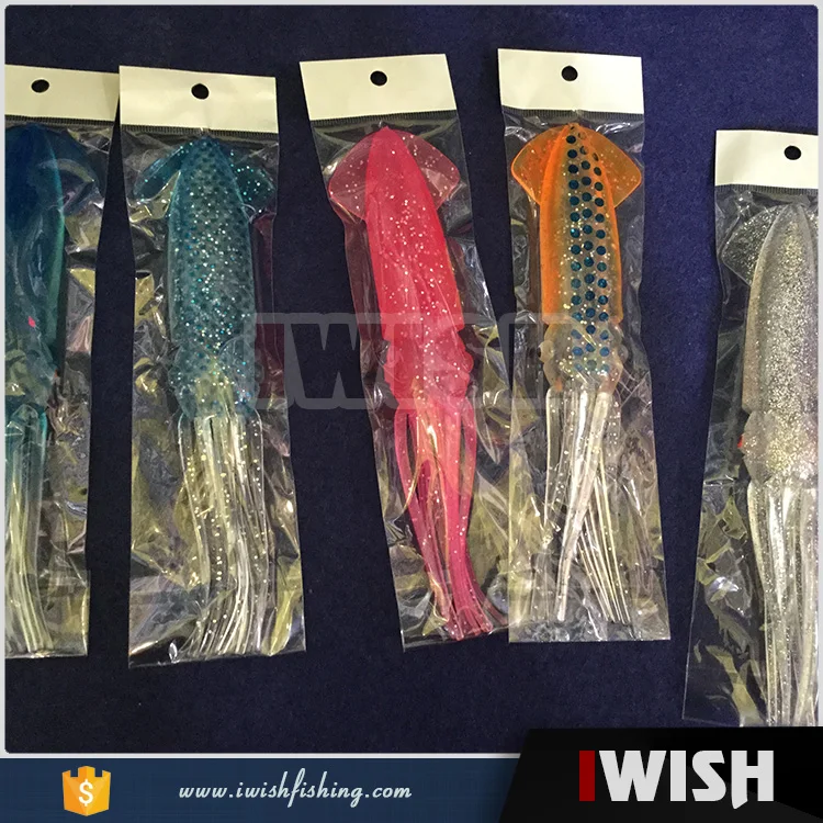 Trolling 9 Inch With Plastic Tube In Squid Fishing Handmade Northern