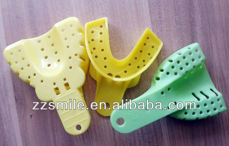 Dental Plastic Impression Trays For Alginate Impression Use Buy