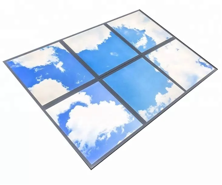 Faux Led Skylight Decorative Led Light Panels 600x1200 Luminous