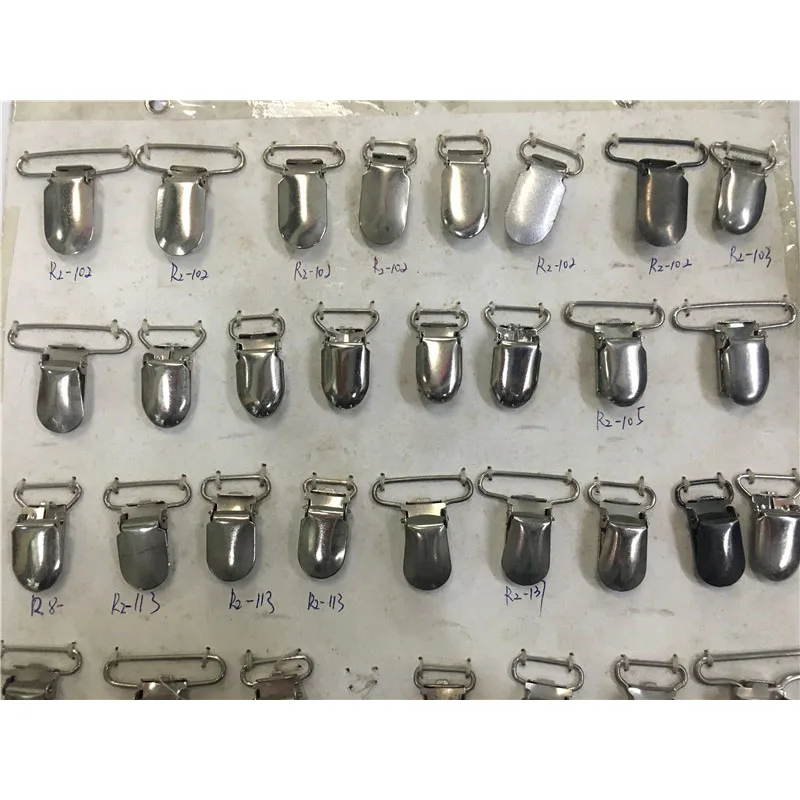 
alloy metal garment accessories hanger clip pants costume suspender clip 