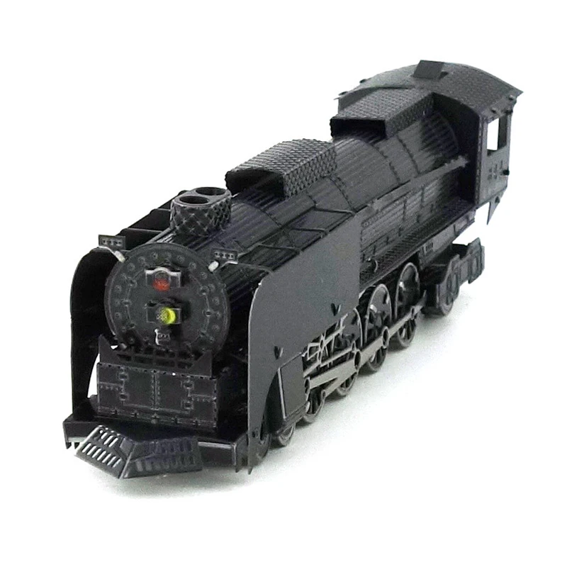 

Promotional gift intelligent 3d toy children handcrafted locomotive metal puzzle jigsaw, Colours