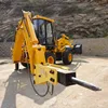 Chinese low price New mini backhoe loader with hammer for sale