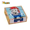 2019 New design animals 3d wood block puzzle for children W14F060