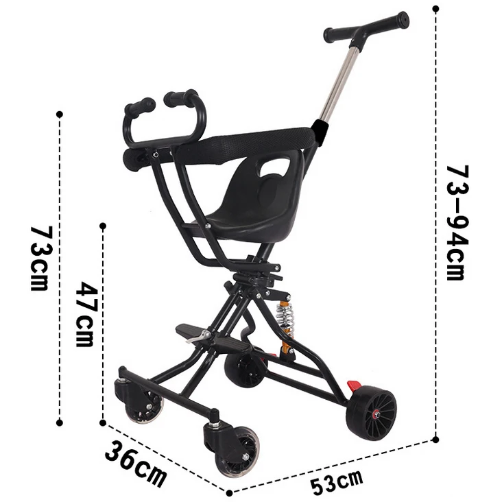 Easy Rider Children Metal Frame Tricycle / Convient Baby Pedicab For