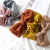 Soft make up headband elastic twisted head wrap for baby