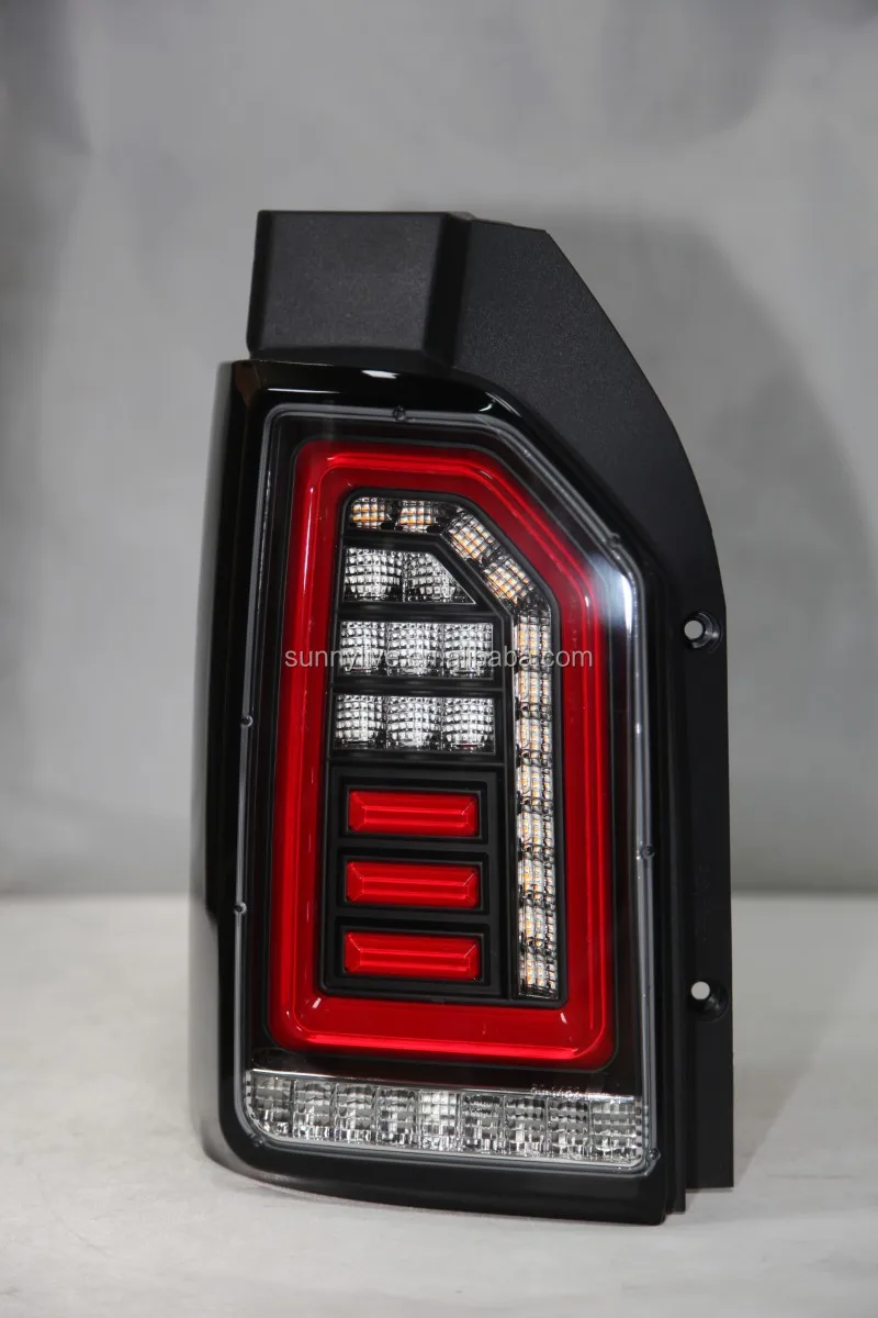 For Volkswagen Transporter T6 led rear light Black Housing Clear cover