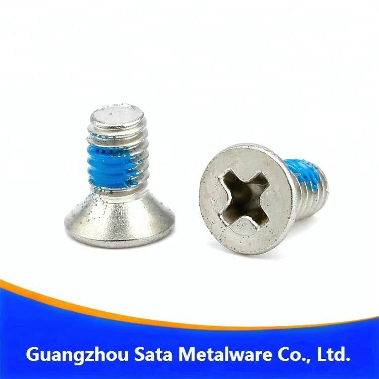 Inch Cross Recessed Countersunk Flat Head Phillips Machine Screws