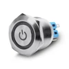 25mm LED latching IP67 waterproof power start switch button push start stop button