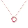 High Quality Natural Ruby Gem Jewelry Ronud Pendant