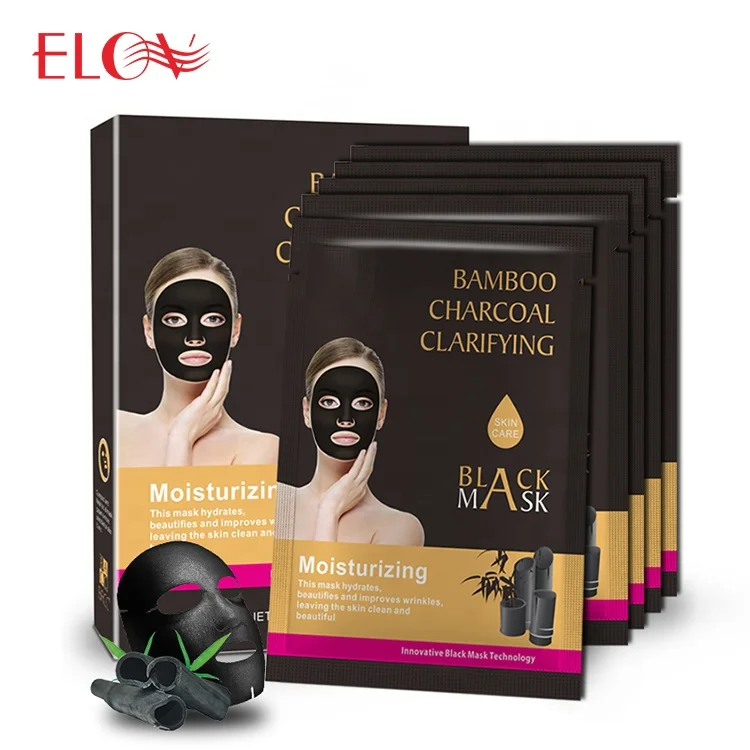 

OEM Moisturizing Replenishment Cotton Face Black Mask Sheet Skin Beauty