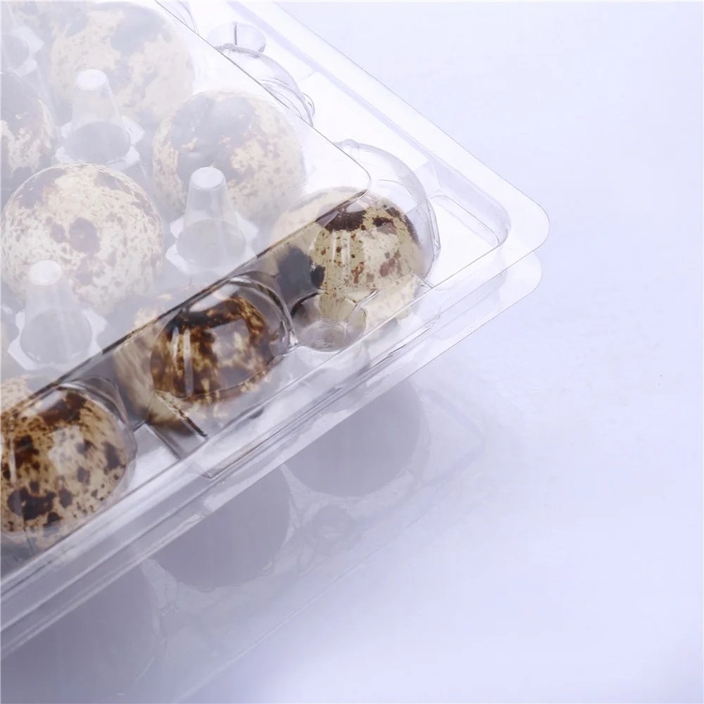 
best selling wholesale factory price clear disposable plastic quail egg tray for supermarket 