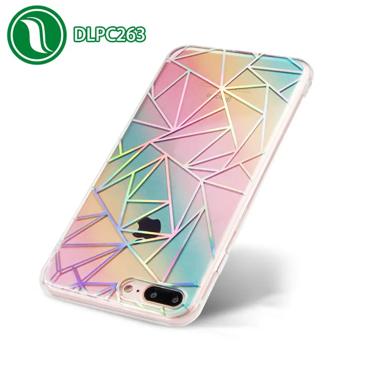 

Colorful blu-ray case for iPhone 7 holographic reflective discoloration Electroplating phone case for iPhone 7 Plus