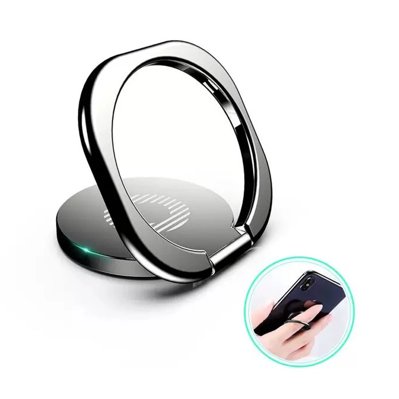 360 Degree Luxury Metal Finger Ring Holder Mobile Phone Smartphone Stand Holder Ring