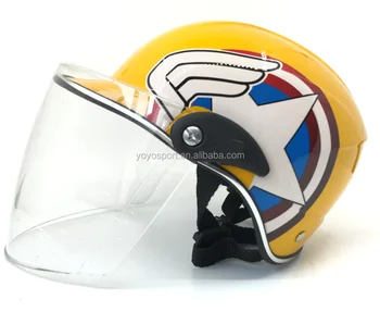 kids open face helmet