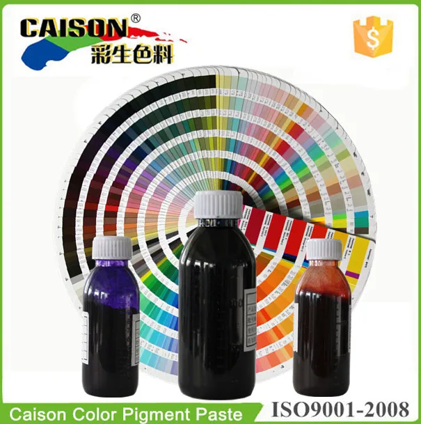 
Pantone colors matching by Caison pigment paste(18 4537  18 6330) 