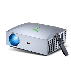 Portable 1080P HD LED Video Projector F40 5000lumens Home Cinema 3D Multimedia smartphone projectors not mini lcd Projector