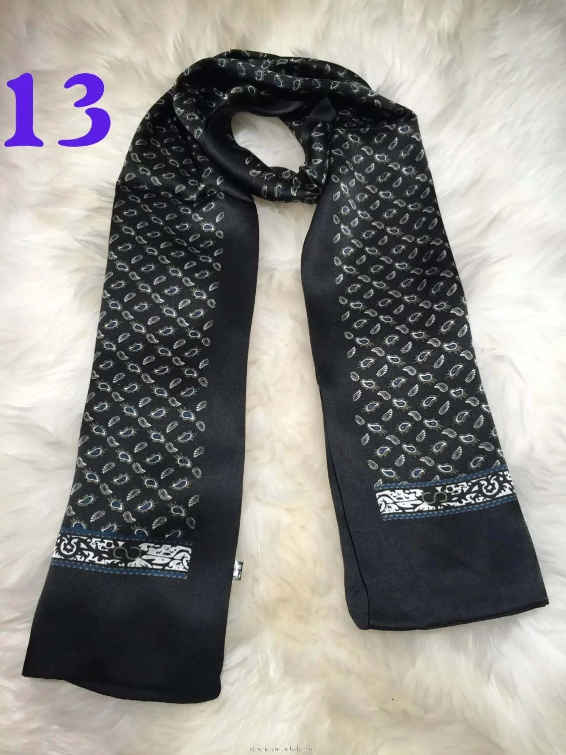 men's silk scarfs