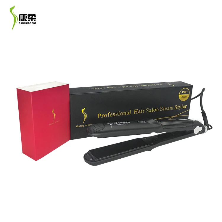 

High Quality Professional Steam Hair Straightener Salon Steam Hair Style, Cstomized