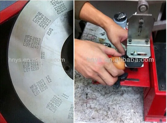 expiration and manufacturer date print stamp machine for plastic cosmetic bottles