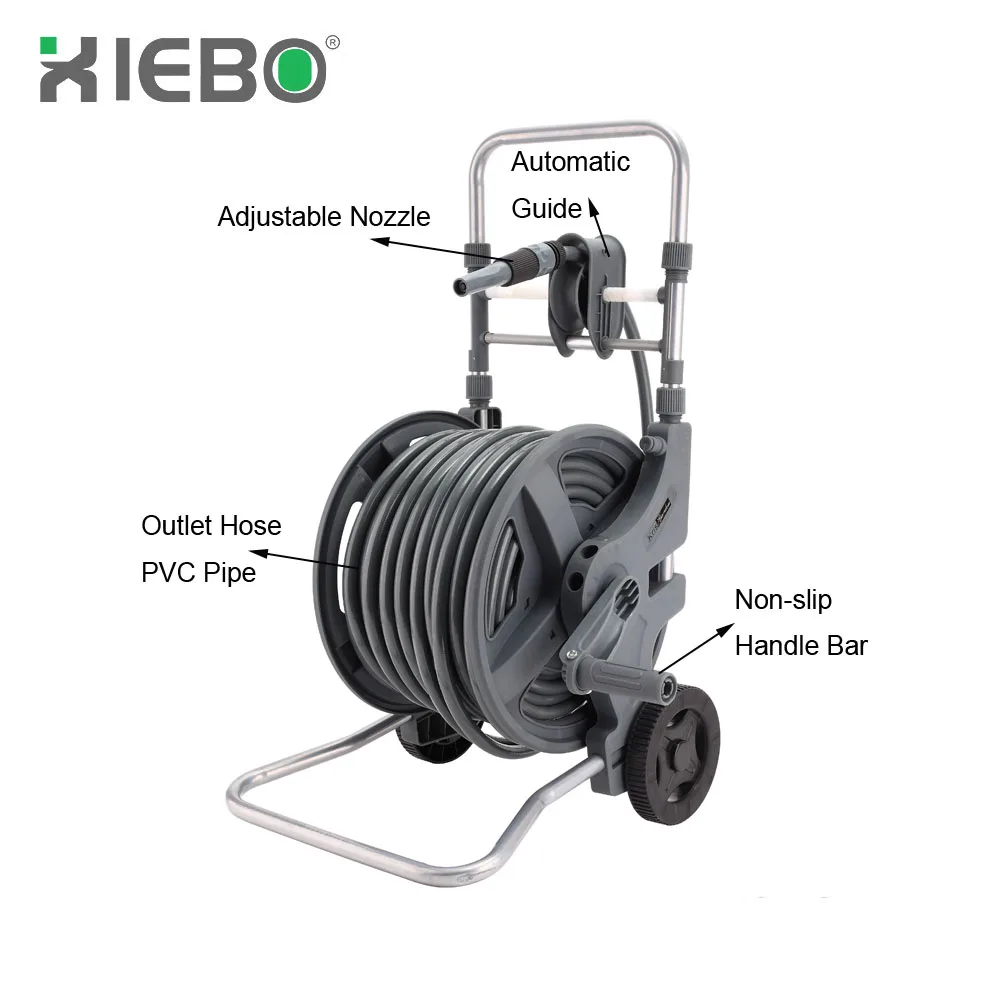 45m Hose Reel Cart For Garden Yardworks Hose Reel Parts Xiebo Brand Xbw