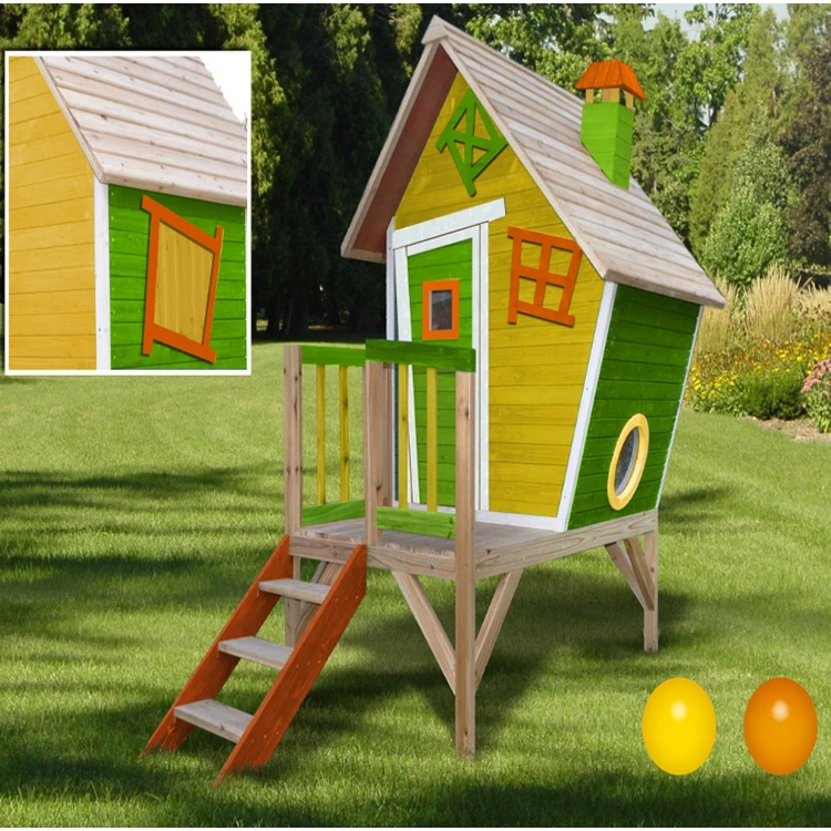 childrens wooden playhouse castle