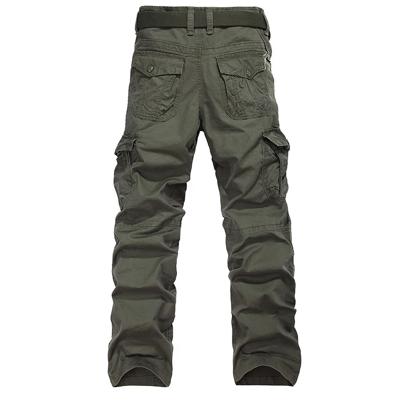 Lutratocro Mens Casual Loose Trousers Sports Multi Pockets Jogger Cargo Pant