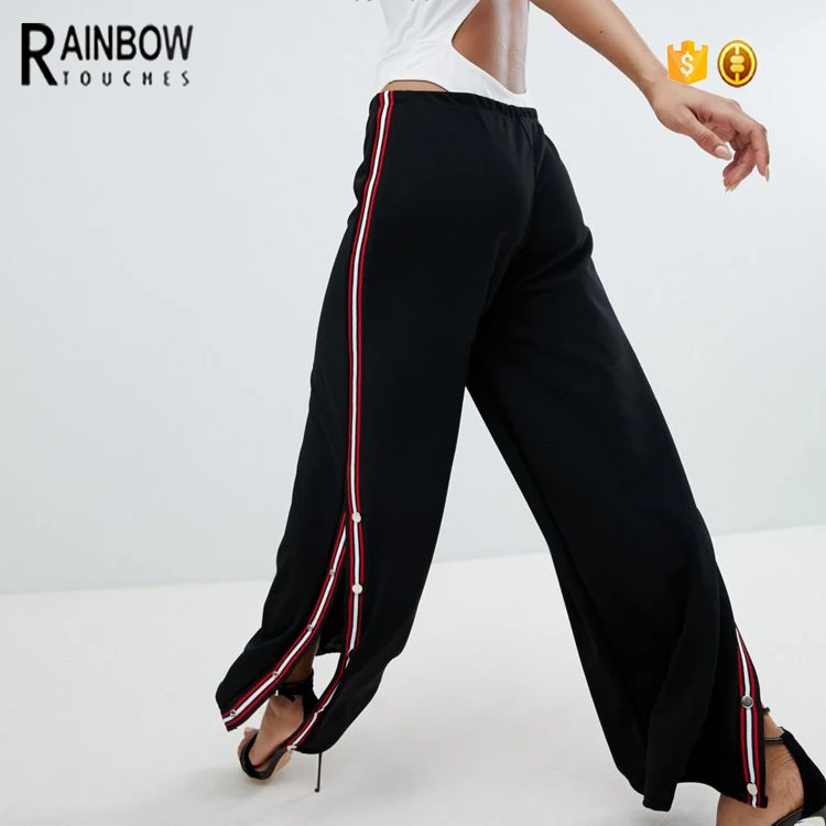 popper track pants