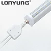 V Type T8 Integrated led tube 270 big beam angle 1200mm 4ft 1.2m 22w 2 rows of LEDs cooler light with130LM/W led freezer light