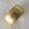Handmade from Chinese Coin XuanTong 3 Year Reproduction Gold Plated Ring Handcrafted US Size 9-16# Coin Rings